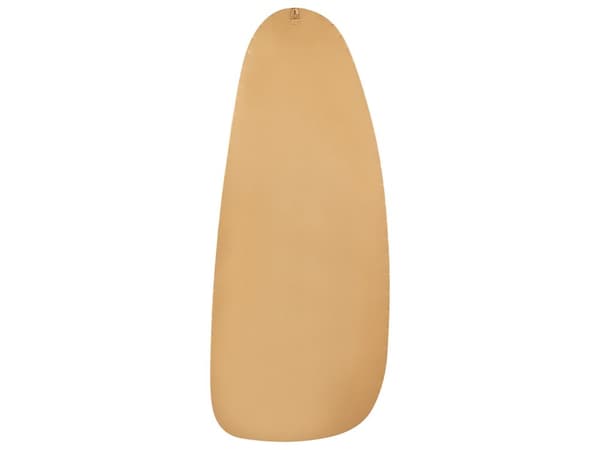 Veggspeil gull Jern Glass 39 x 95 cm Oval Dekorativ Hengende Dekor Moderne Minimalistisk Stue Soverom Entré