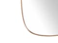 Miniatyrbilde 5 av 5: Veggspeil gull Jern Glass 39 x 95 cm Oval Dekorativ Hengende Dekor Moderne Minimalistisk Stue Soverom Entré