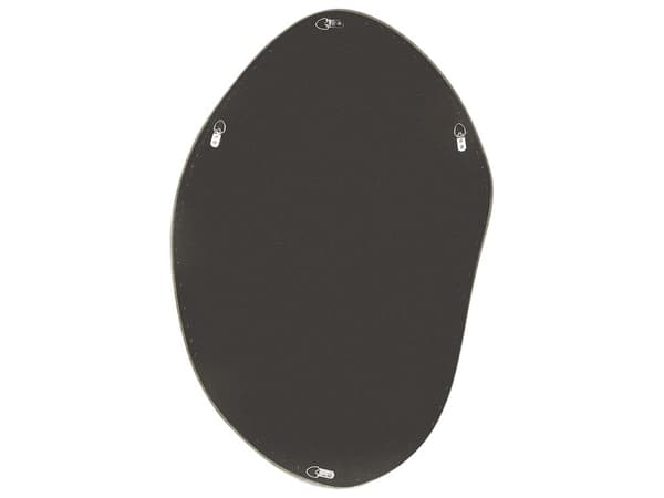 Veggspeil Grønn MDF-ramme Glass 59 x 90 cm Uregelmessig form Dekorativt veggmontert aksentstykke Moderne stil