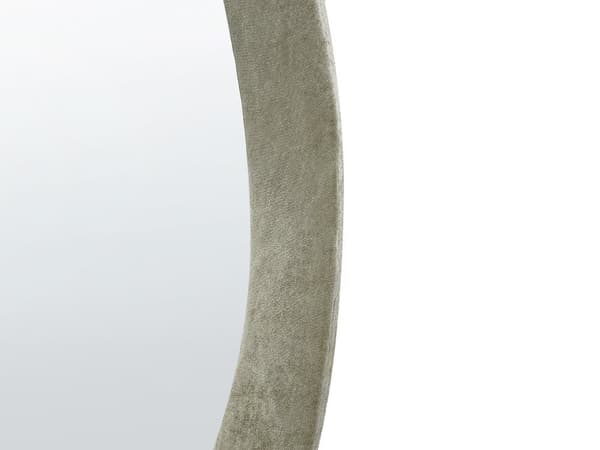 Veggspeil Grønn MDF-ramme Glass 59 x 90 cm Uregelmessig form Dekorativt veggmontert aksentstykke Moderne stil