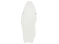 Miniatyrbilde 5 av 6: Veggspeil Hvit MDF-ramme Glass 57 x 160 cm Uregelmessig form Dekorativt veggmontert aksentstykke Moderne stil