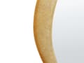 Miniatyrbilde 6 av 6: Veggspeil Gul MDF-ramme Glass 61 x 91 cm Uregelmessig form Dekorativt veggmontert aksentstykke Moderne stil