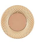 Miniatyrbillede 4 af 5: Vægspejl Guld ø 60 cm Dekorativ Rundt Spejl til Væg Design Entrespejl med Bred Ramme Håndlavet Dekoration
