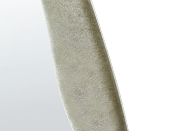 Väggspegel Grön MDF-ram Glas Sammet 57 x 160 cm Oregelbunden Form Dekorativ Väggmonterad Accent Modern Stil