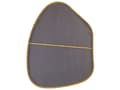 Miniatyrbild 4 av 5: Väggspegel Guld Järn Glas 70 x 92 cm Oval Dekorativ Hängande Spegel Modern Minimalistisk Vardagsrum Sovrum Hall