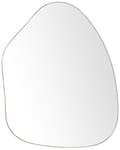 Miniatyrbild 1 av 5: Väggspegel Guld Järn Glas 70 x 92 cm Oval Dekorativ Hängande Spegel Modern Minimalistisk Vardagsrum Sovrum Hall
