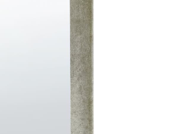 Väggspegel Grön MDF-ram Glas Sammet 60 x 90 cm Oregelbunden Form Dekorativ Väggmonterad Spegel Accent Modern Stil Vardagsrum Sovrum