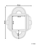 Miniatyrbilde 3 av 5: Veggspeil Lyst tre rotting 70 x 90 cm Hengende Hjemmedekor Design Oval Stue Gang Soverom Boho Moderne