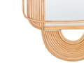Miniatyrbilde 5 av 5: Veggspeil Lyst tre rotting 70 x 90 cm Hengende Hjemmedekor Design Oval Stue Gang Soverom Boho Moderne