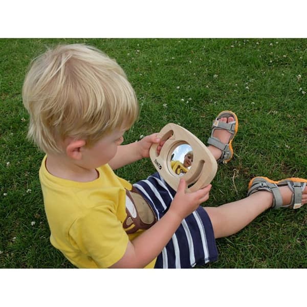 Självreflekterande spegel - TICKIT - Oval - Baby - Barn - Spel