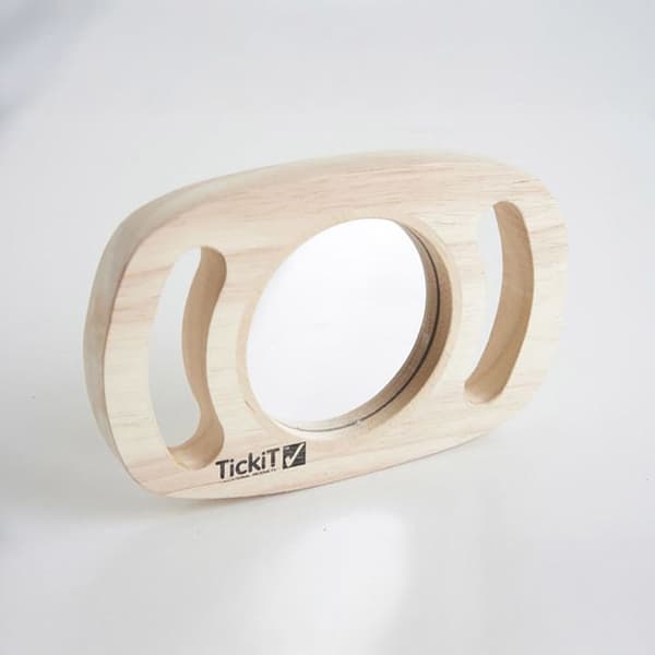 Självreflekterande spegel - TICKIT - Oval - Baby - Barn - Spel