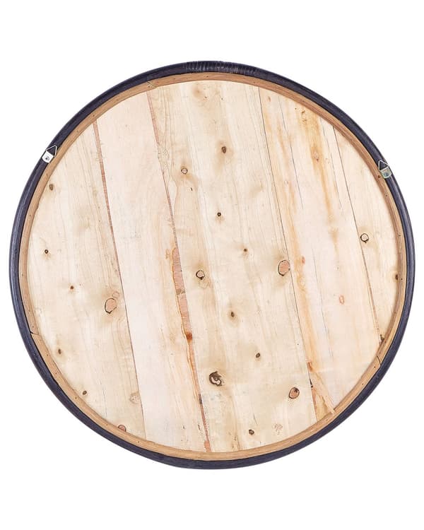 Väggspegel Ljus Rotting Svart 60 cm Hängande Heminredning Wiensk fläta Design Vardagsrum Hall Sovrum Boho Modern