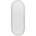 Miniatyrbild 3 av 4: physa - Frisörspegel - LED-belysning - Extra platt - Oval - 70 x 4 x 180 cm
