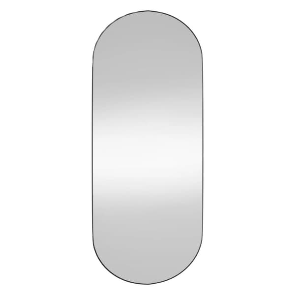 Väggspegel 30x70 cm glas oval