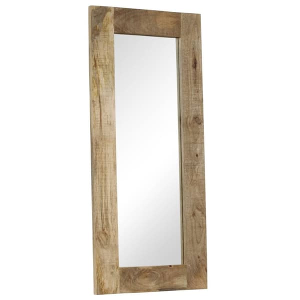 spejl massivt mangotræ 50 x 110 cm