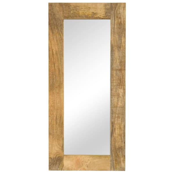 spejl massivt mangotræ 50 x 110 cm
