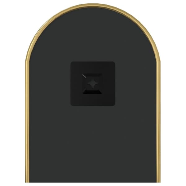 vægspejl 60x25 cm oval guldfarvet