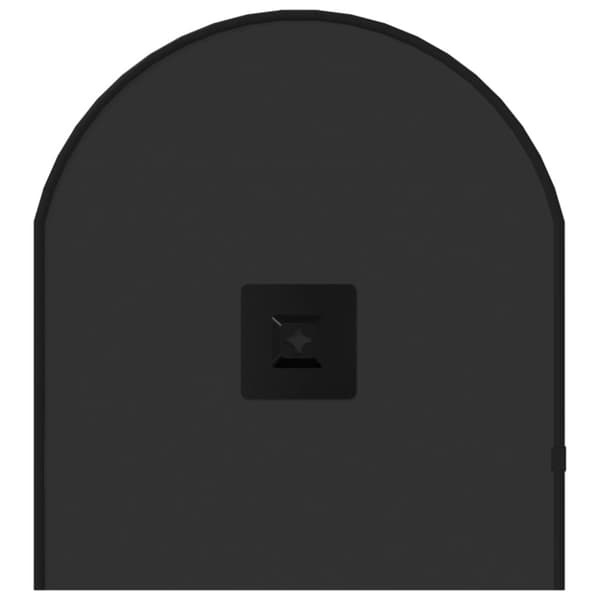 Seinäpeili musta 70x30 cm ovaali