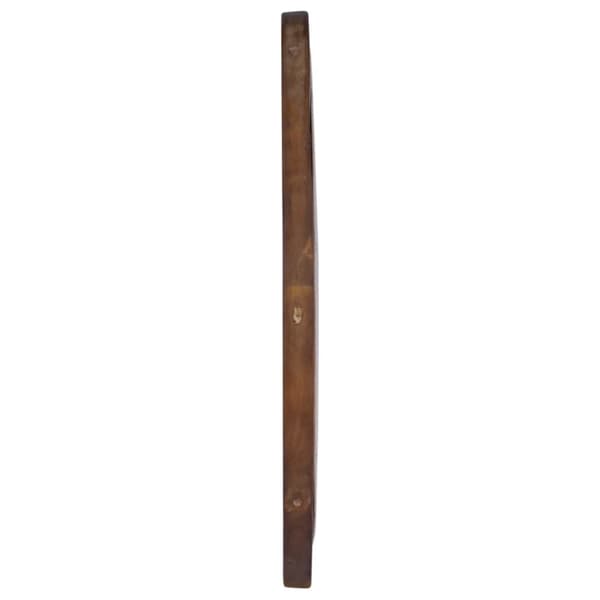 vægspejl 60 cm teak rund