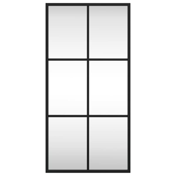 Seinäpeili musta 30x60 cm suorakulmio rauta