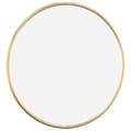 Miniatyrbild 3 av 6: Väggspegel guld Ø 30 cm rund