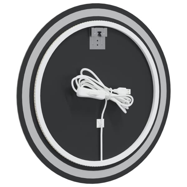 badeværelsesspejl med LED-lys 60 cm rundt