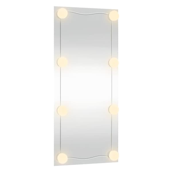 Seinäpeili LED-valoilla 50x100 cm lasi suorakulmio