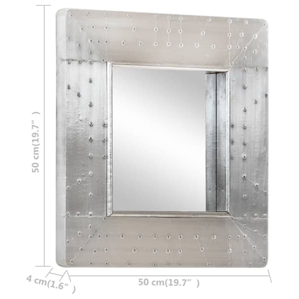Aviator-spejl 50x50 cm metal