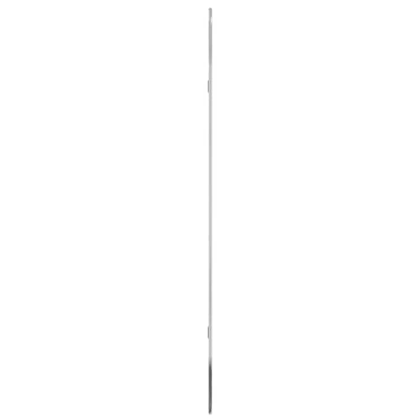 Seinäpeili hopea 100x45 cm ovaali