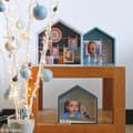 Miniatyrbild 2 av 4: 2 block med 3 trähushyllor