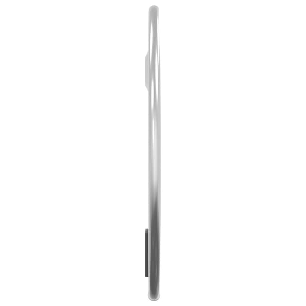 Väggspegel silver Ø 20 cm rund