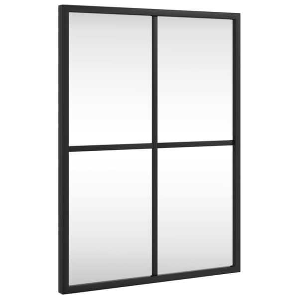 vægspejl 30x40 cm rektangulært jern sort