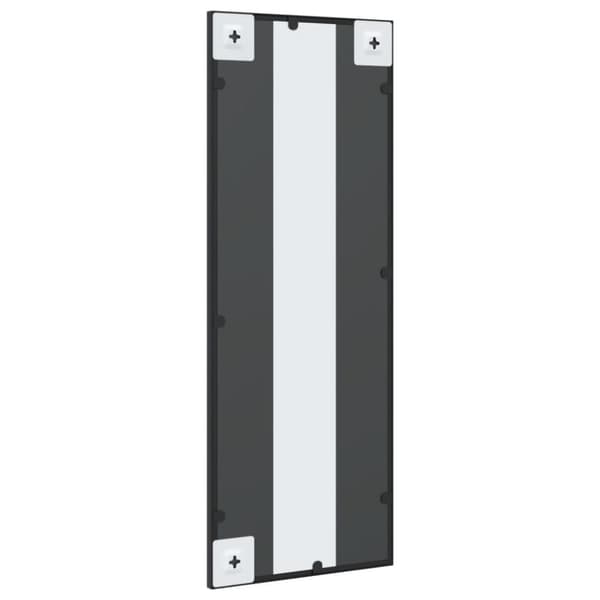 vægspejl 30x80 cm rektangulært jern sort