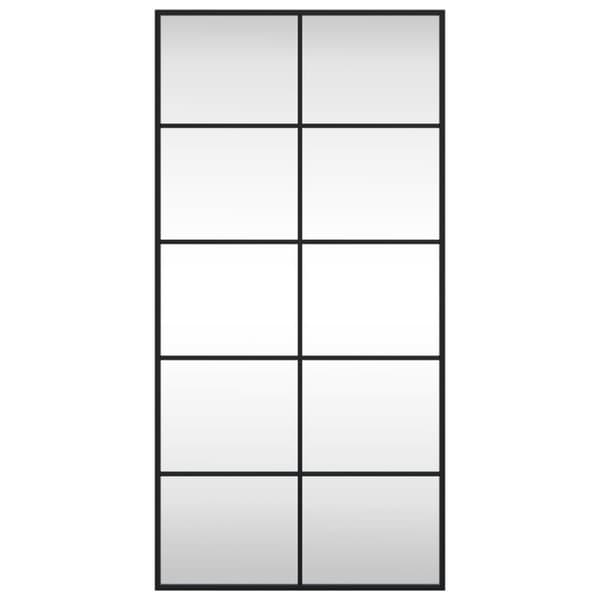 Seinäpeili musta 50x100 cm suorakulmio rauta