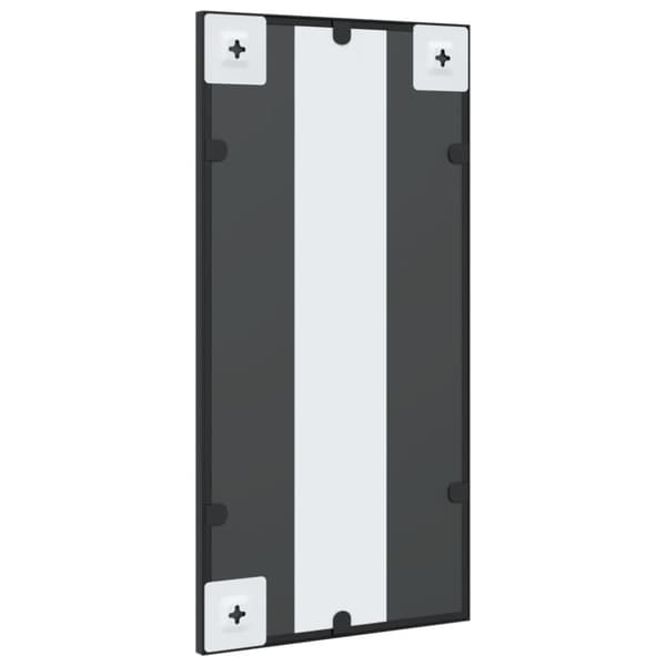 vægspejl 30x60 cm rektangulært jern sort