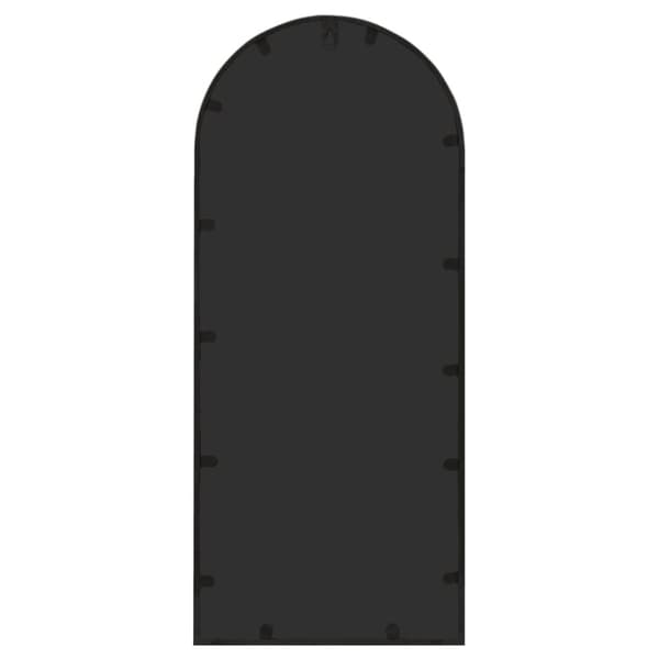 spejl 100x45 cm jern sort