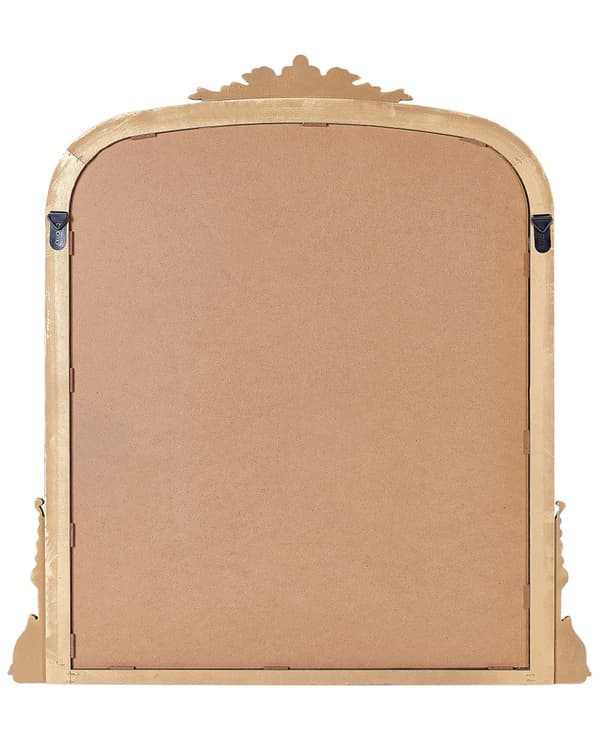 Seinäpeili kulta 75 x 78 cm rauta lasi ripustuskoukut suorakulmainen glamour-tyyli