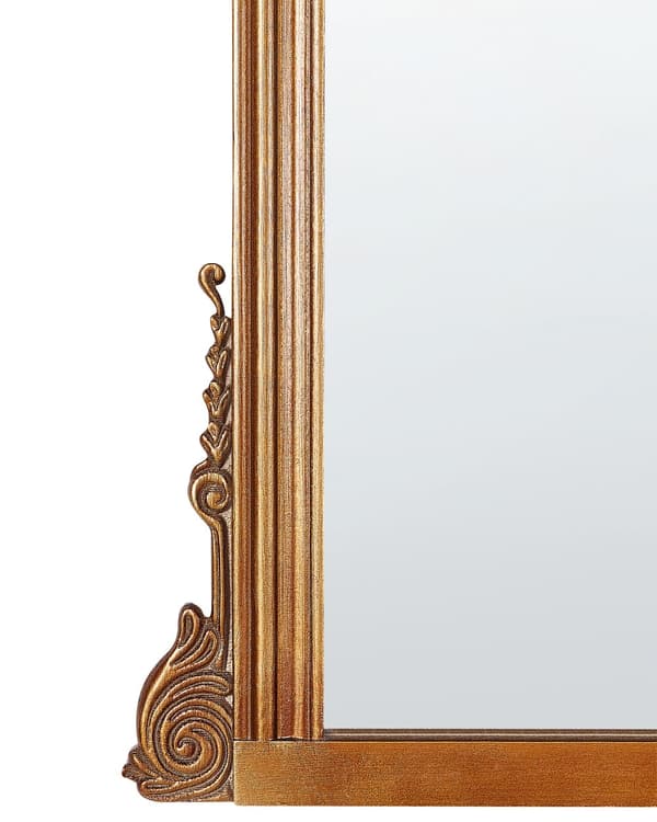 Seinäpeili kulta 75 x 78 cm rauta lasi ripustuskoukut suorakulmainen glamour-tyyli