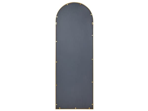 Vægspejl Guld Metal 60 x 170 cm Dekorativ Spejl til Væg New Yorker Design Entrespejl Buet Design Dekoration