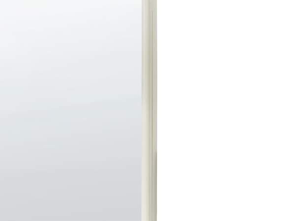 Veggspeil hvitt jernglass 45 x 145 cm Uregelmessig form Hengende Dekor Moderne Minimalistisk Stue Soverom Entré