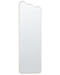 Miniatyrbilde 1 av 5: Veggspeil hvitt jernglass 45 x 145 cm Uregelmessig form Hengende Dekor Moderne Minimalistisk Stue Soverom Entré
