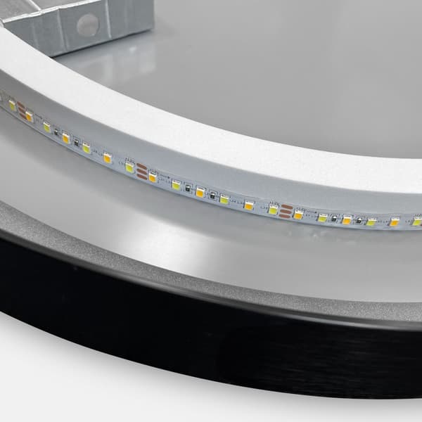 LED VÆG SPEJL OVL 50X100CM SORT