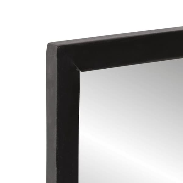 vidaXL spejl med hylde 80x8x55 cm glas og massivt mangotræ