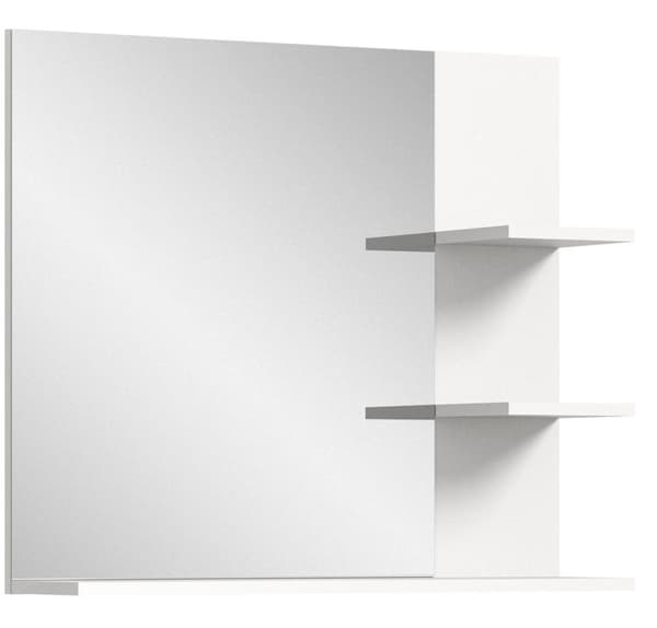 Laredo badspejl 80cm 3 hylder hvid.