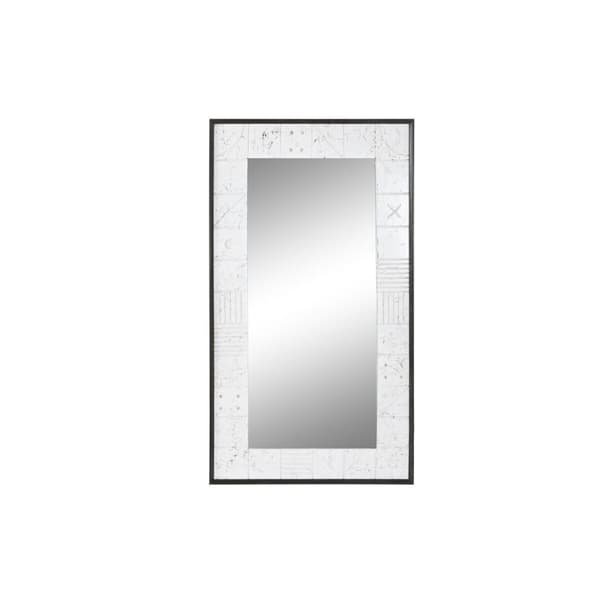 Seinäpeili DKD Home Decor Valkoinen Moderni 130 x 4 x 70 cm