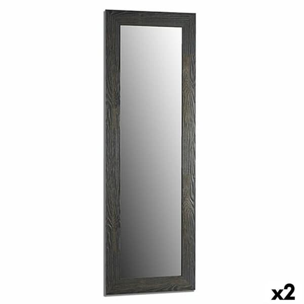 Vægspejl 77498 Grå 46 x 136 x 2 cm Rektangulær (2 enheder)