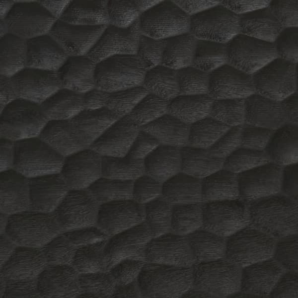 vidaXL Baderomsspeil svart 50x70x2,5 cm heltre mango og glass