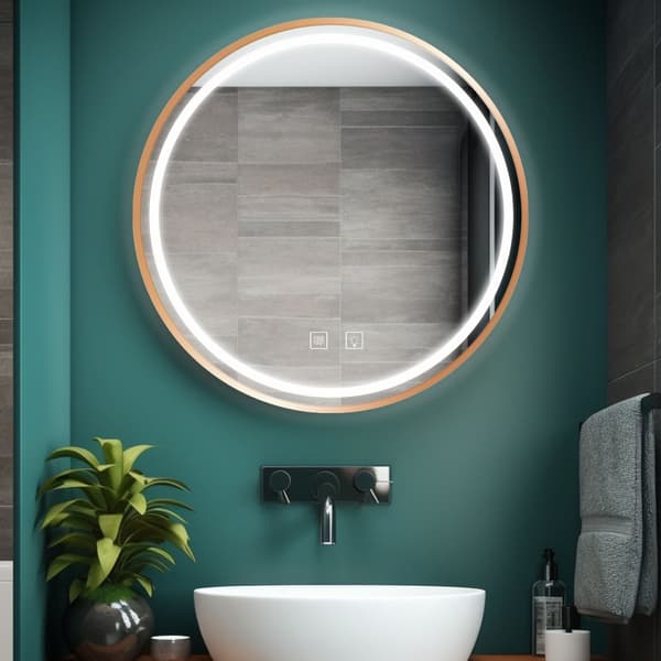 LED-VÆGSPEJL 60cm MMJ BRUSH ROSE GOLD