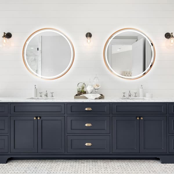 LED-VÆGSPEJL 60cm MMJ BRUSH ROSE GOLD
