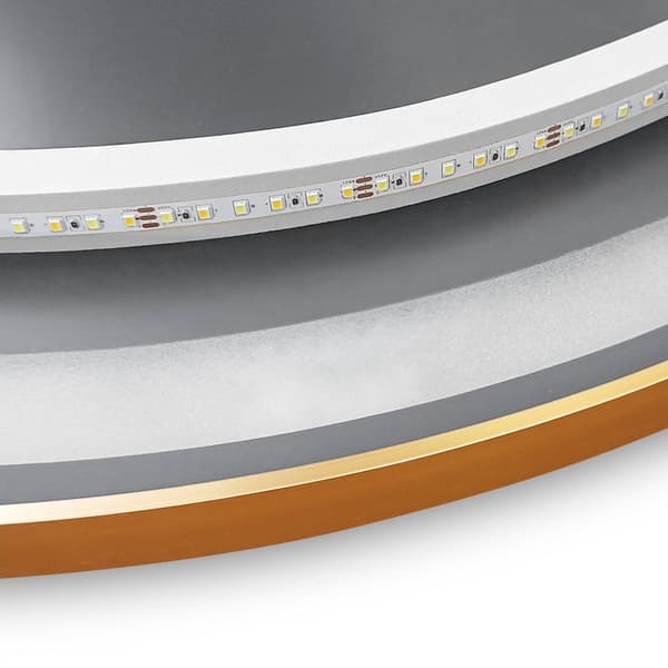 LED-VÄGGSPEGEL 70cm MMJ BRUSH ROSE GOLD